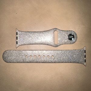 38mm Apple Watch band - gold glitter.